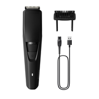 Philips Beardtrimmer 3000, melna - Bardas trimmeris matu, bārdas Trimmeris