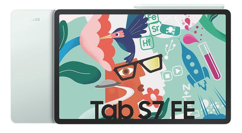 Samsung Galaxy Tab S7 FE T733 WiFi EU 64GB, Android, mystic green Planšetdators