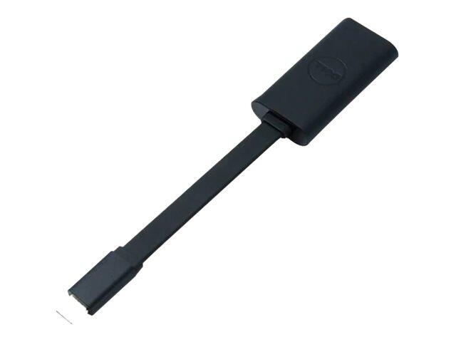 Dell USB-C zu  Ethernet Adapter fur Latitude 5480, 7390 2-in-1 schwarz aksesuārs portatīvajiem datoriem