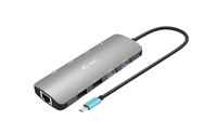 Stacja dokujaca USB-C Metal Nano 2x HDMI Display + Power Delivery 100W dock stacijas HDD adapteri