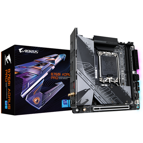 GIGABYTE B760I AORUS PRO LGA1700 miniATX pamatplate, mātesplate