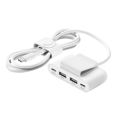 Belkin 4-Port-USB Splitter 2mCab 2xUSB-C/2xUSB-A w BUZ001bt2MWHB7 kabelis, vads