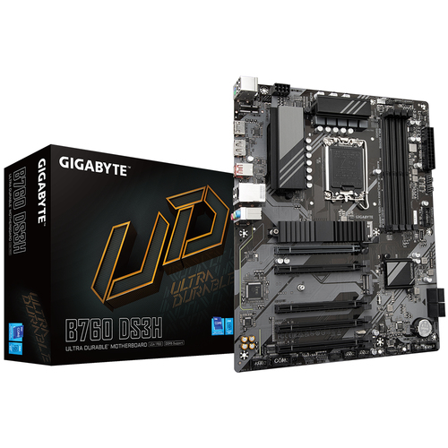 GIGABYTE B760 DS3H LGA 1700 DDR5 pamatplate, mātesplate