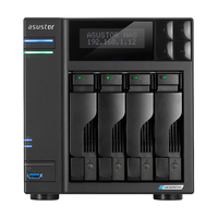 Serveris Asustor Asus Tower NAS AS6704T N5105, procesoriaus dažnis 2 GHz, 4 GB, DDR4, 4xM.2 NVMe lizdai, 2x 2.5GbE, 2x USB 3.2, 1x HDMI