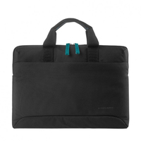 Tucano Smilza notebook case 35.6 cm (14") Messenger case Black 8020252092112 portatīvo datoru soma, apvalks