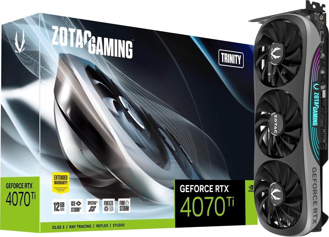 ZOTAC GAMING GeForce RTX 4070 Ti Trinity graphics card video karte