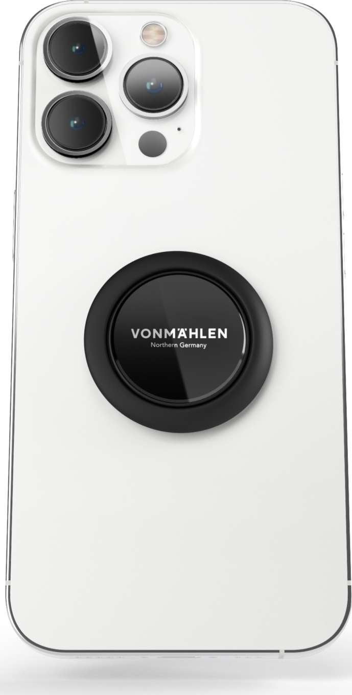 VONMAHLEN Phone Grip  Backflip Pure Black aksesuārs mobilajiem telefoniem