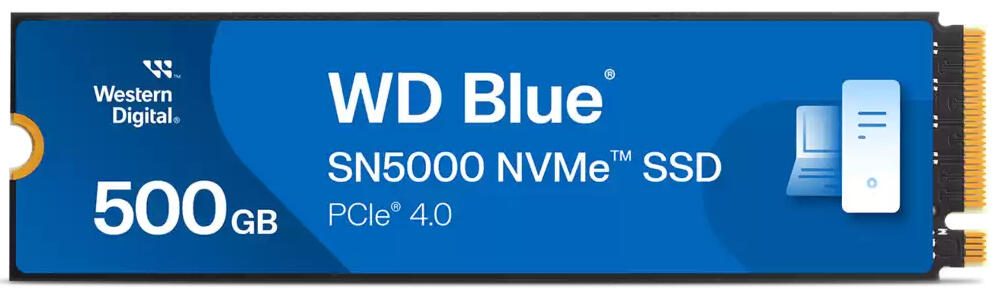 WD Blue SN5000 NVMe SSD 500GB M.2 SSD disks