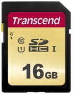 Transcend SDHC 500S         16GB Class 10 UHS-I U3 V30 atmiņas karte