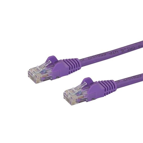 StarTech CAT6 Fioletowy Patchcord 2M (N6PATC2MPL) adapteris