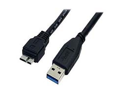 StarTech.com 0,5m USB 3.0 A auf Micro B Kabel - St/St - black (USB3AUB50CMB) adapteris