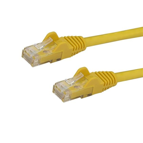 1m Cat6 Gigabit UTP Patchkabel Snagless - Cat.6 RJ45 Netzwerkkabel - Gelb (N6... kabelis, vads