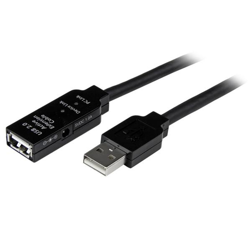 StarTech.com 25m aktives USB 2.0 Verlangerungskabel - St/Bu (USB2AAEXT25M) adapteris