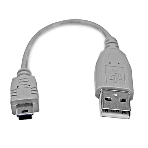 StarTech.com 15 cm Mini USB 2.0 A auf Mini B Kabel (USB2HABM6IN) adapteris