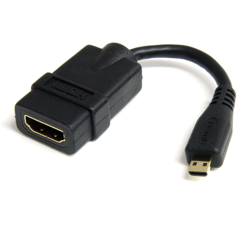 StarTech.com 12cm High-Speed HDMI Adapterkabel - HDMI auf Micro HDMI - Buchse... kabelis, vads