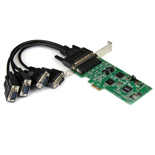 StarTech.com 4 Port Serielle PCI Express Schnittstellenkarte - 2 x RS232 2 x ... kabelis, vads