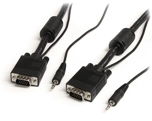 StarTech.com 5 m Monitor-VGA-Koaxial-Videokabel with Audio for hohe Auflosung ... adapteris