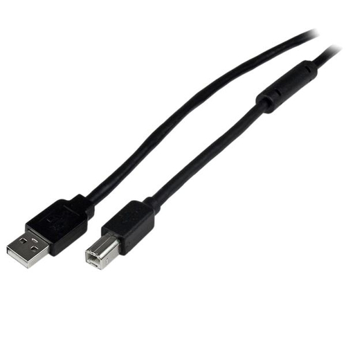 StarTech.com 20m aktives USB 2.0 A auf B Kabel - Stecker/Stecker (USB2HAB65AC) adapteris