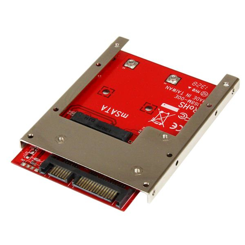 StarTech.com mSATA SSD auf 2,5 collas SATA Adapter / Konverter (SAT32MSAT257) adapteris