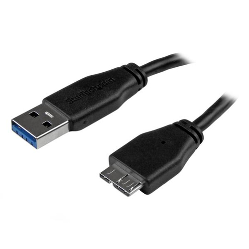 StarTech.com 3m schlankes SuperSpeed USB 3.0 A auf Micro B Kabel - St/St (USB... adapteris