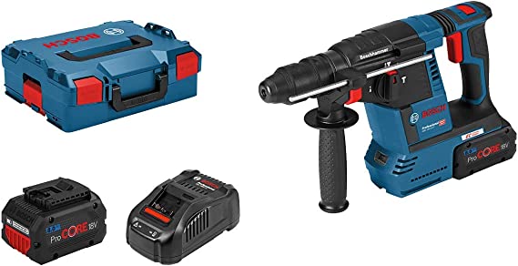 Bosch Cordless hammer drill GBH 18V-26 F Professional, 18V (blue/black, 2x battery ProCORE18V 5.5Ah, L-BOXX)