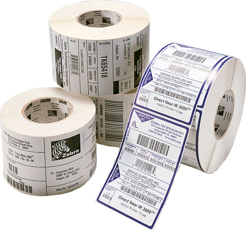 Zebra Label roll, 102x76mm normal paper, 12 rolls/box Labels, Paper / Plastic 5711045519772 uzlīmju printeris