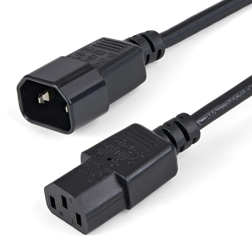 StarTech.com 1M C14 TO C13 POWER CORD 1m Standard Computer Power adapteris