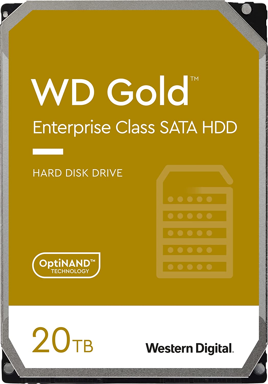 Western Digital Gold 3.5" 20000 GB Serial ATA III cietais disks