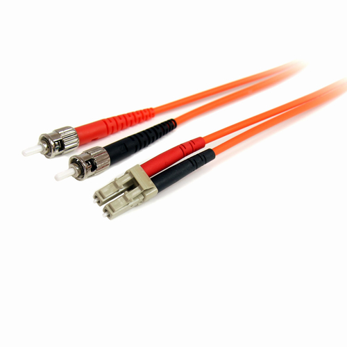 StarTech.com 1m Multimode 62,5/125 Duplex LWL-Patchkabel LC - ST (FIBLCST1) adapteris