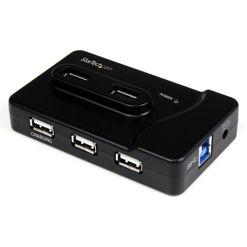 StarTech.com 6 Port USB 3.0 / 2.0 Hub with 2A Ladeanschluss - 2x USB 3.0 and 4... komutators