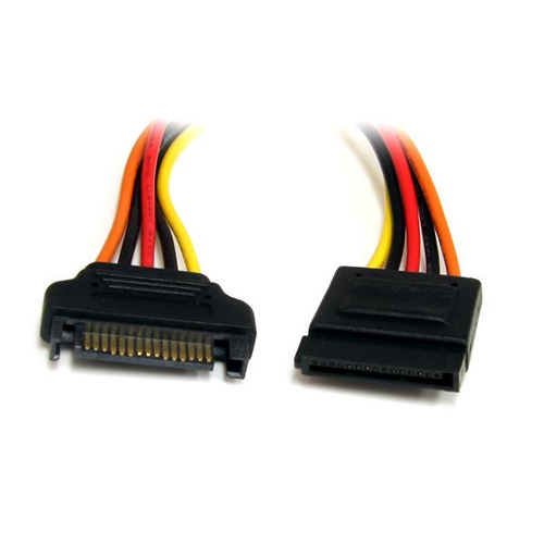 StarTech.com SATA Verlangerung 30cm - S-ATA 15 Pin Stromverlangerung Stecker ... adapteris