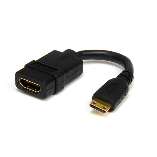 StarTech.com 13cm High-Speed HDMI-Kabel - HDMI auf HDMI Mini - Buchse/Stecker... adapteris