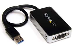 StarTech.com Slim USB 3.0 auf VGA Multi Monitor Adapter - Externer Video Adap... adapteris