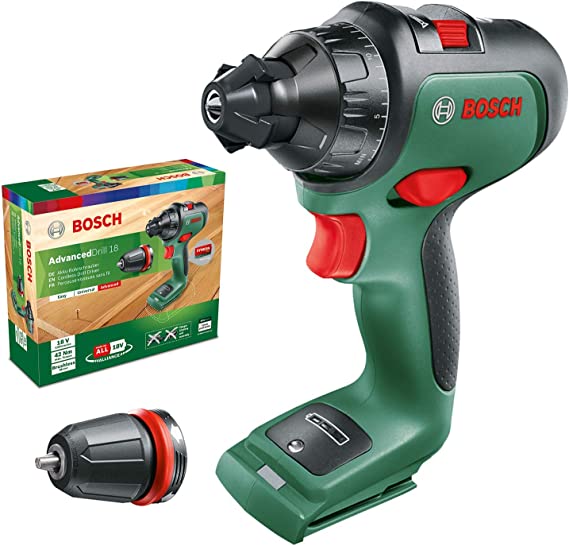 Bosch Cordless Drill AdvancedDrill 18 (green/black, without battery and charger)