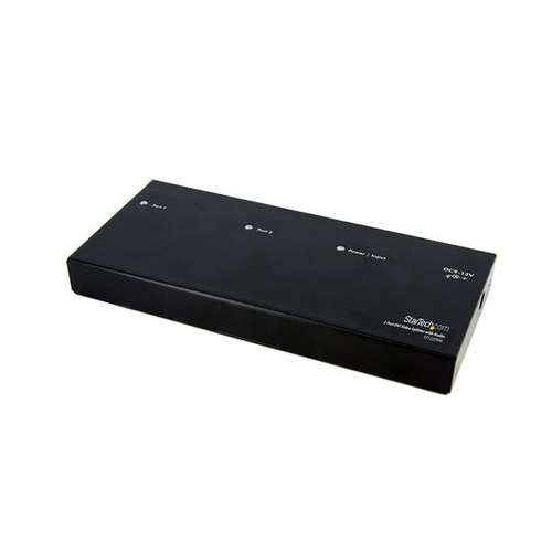 StarTech.com 2 Port DVI Video Splitter with Audio (ST122DVIA) adapteris