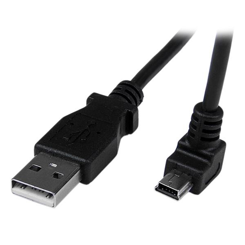 StarTech.com 2m USB auf Mini USB Anschlusskabel abgewinkelt - USB A zu Mini B... adapteris