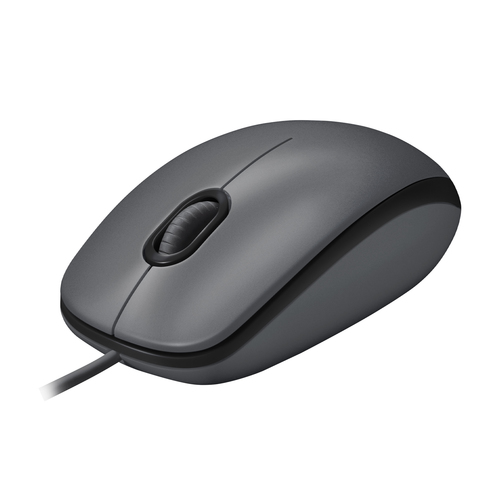 Logitech | Mouse | M100 | Optical | Optical mouse | Wired | Black Datora pele