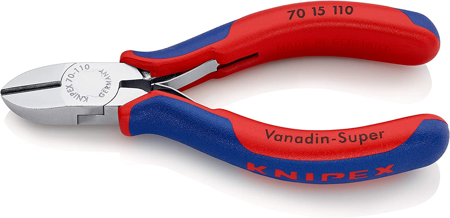 KNIPEX side cutters 70 15 110, cutting pliers (red/blue, length 110mm)