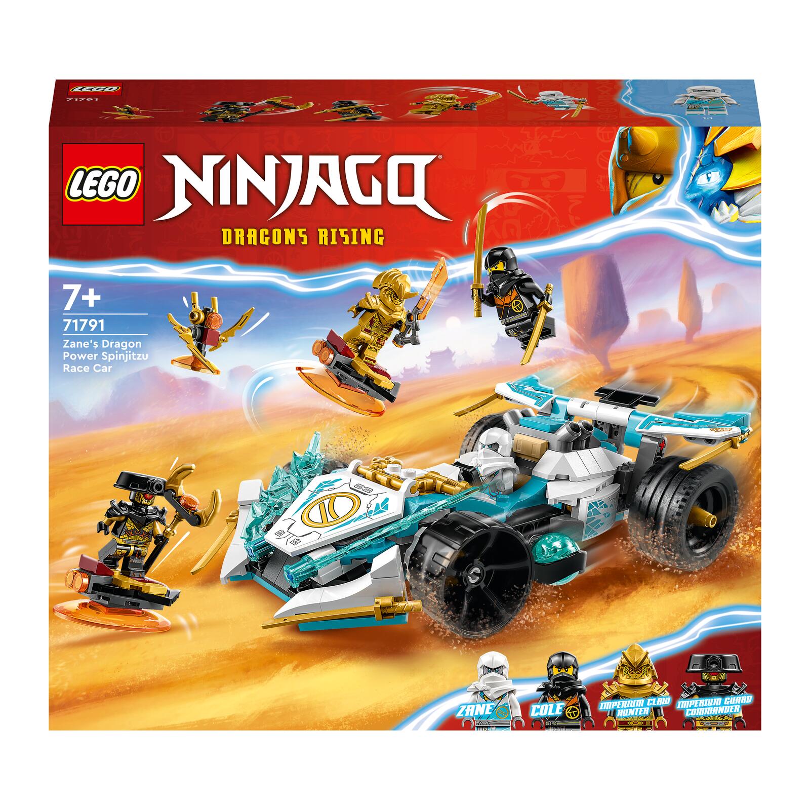 LEGO Registered  Ninjago Zanes Drachenpower-Spinjitzu-Rennwagen 71791 71791 (5702017413068) LEGO konstruktors