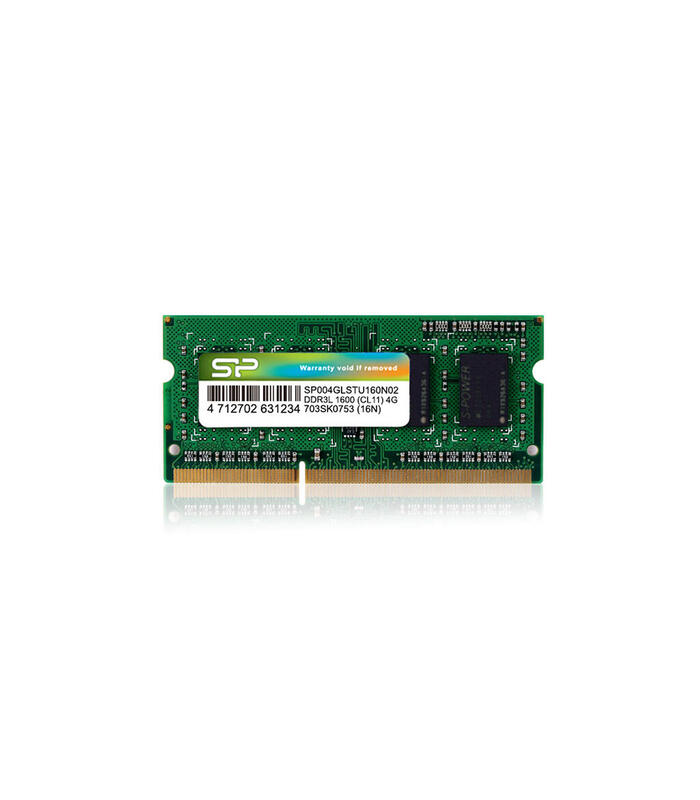 Silicon Power DDR3 SODIMM 4GB/1600     CL11 Low Voltage operatīvā atmiņa