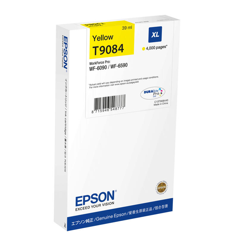 Ink Epson Cartridge XL Yellow | 39 ml | WF-6xxx Series kārtridžs