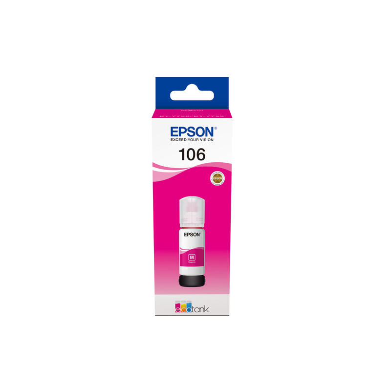 Epson EcoTank magenta T 106 70 ml               T 00R3 kārtridžs