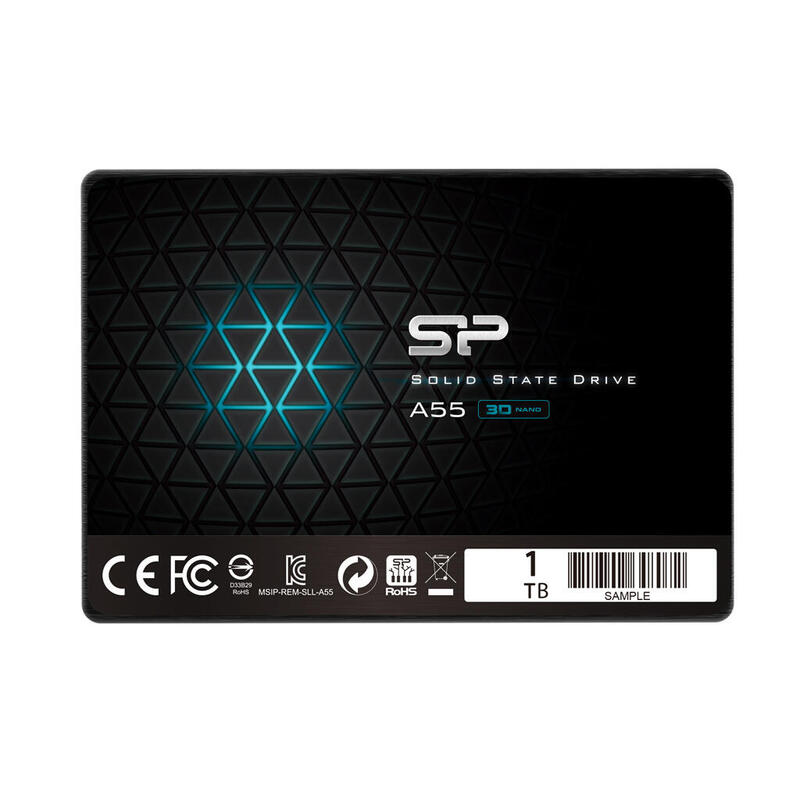 Silicon Power SSD Ace A55 1TB 2.5'', SATA III 6GB/s, 560/530 MB/s, 3D NAND SSD disks