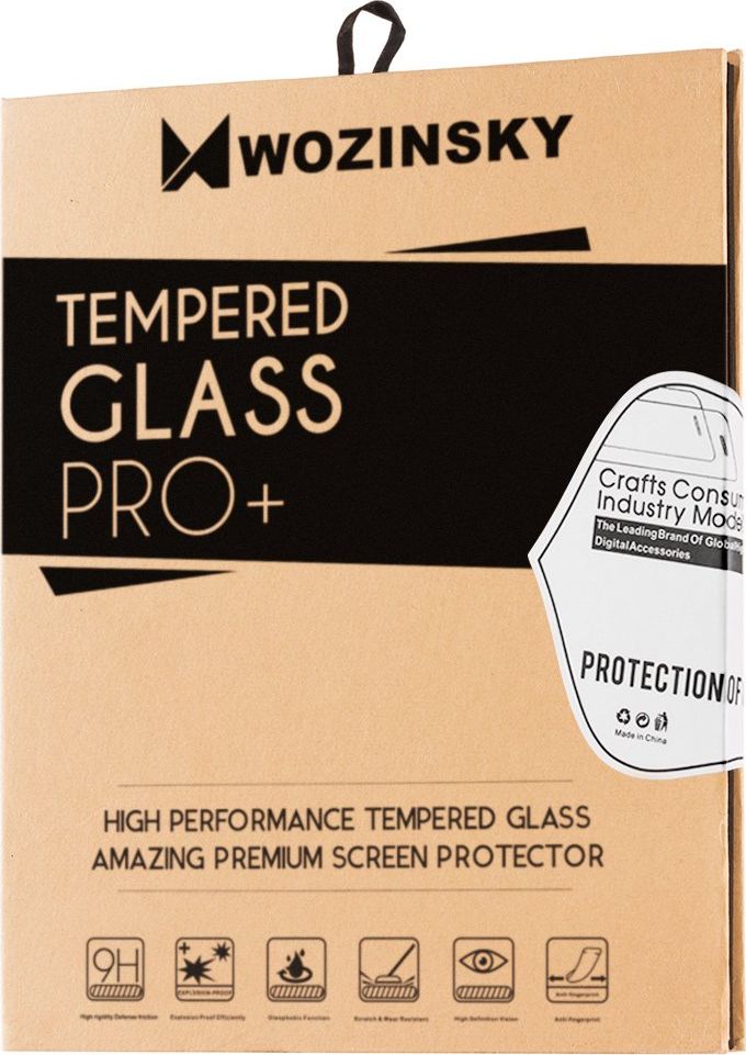 Wozinsky Tempered Glass 9H Transparent Screen Protector for iPad Air 2020/2022 10.9 aizsardzība ekrānam mobilajiem telefoniem