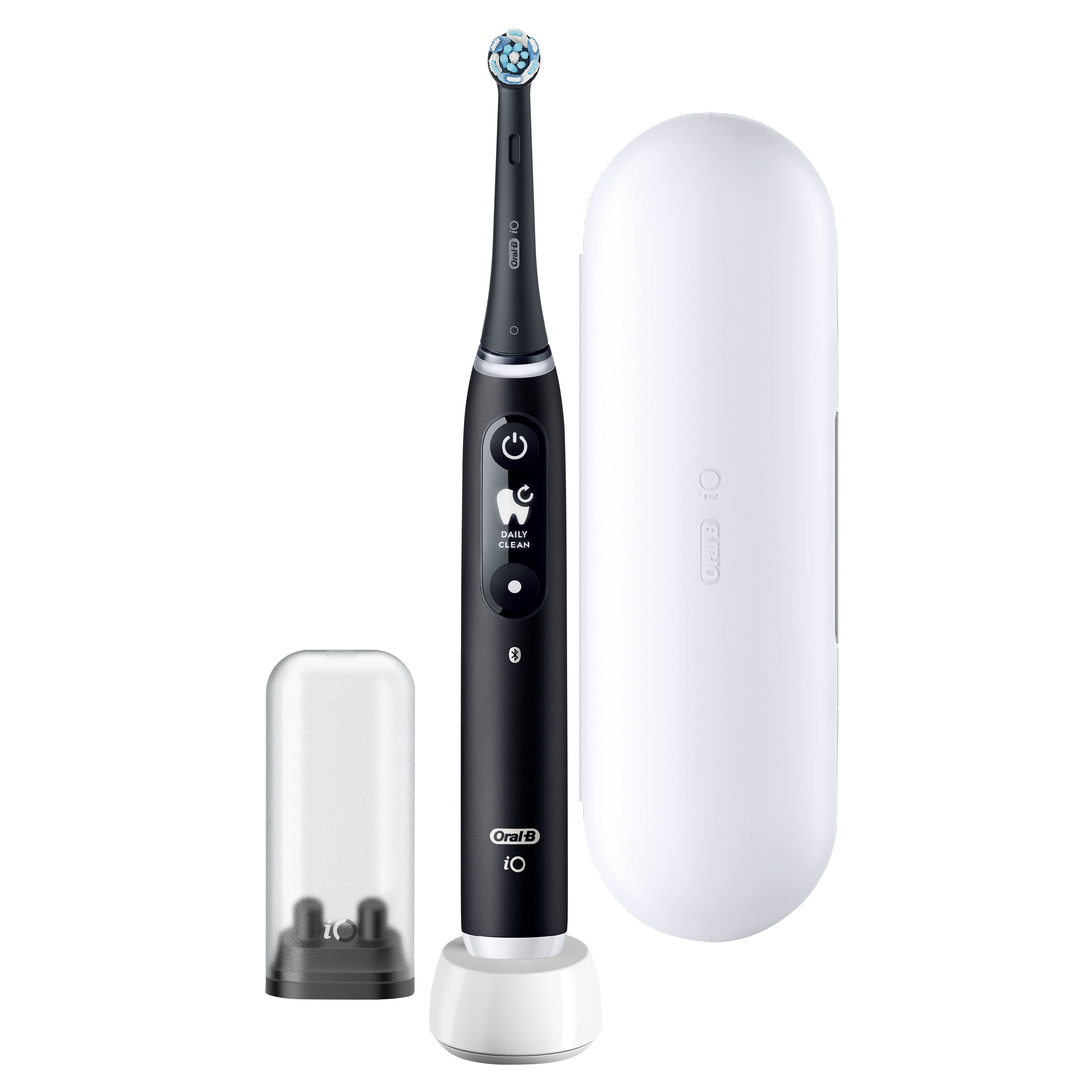 Oral-B iO6 Series Rechargeable For adults Number of brush heads included 1 Black Onyx mutes higiēnai