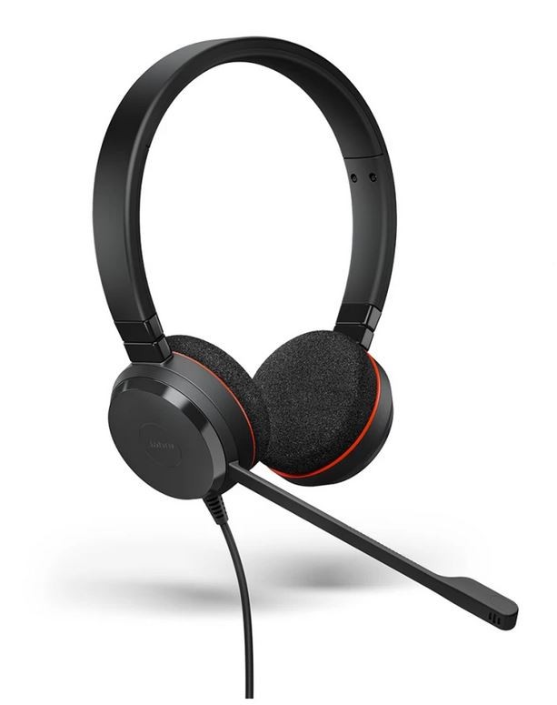 Jabra Evolve 20 UC stereo kabelgebundenes On-Ear Headset 4999-829-289 austiņas