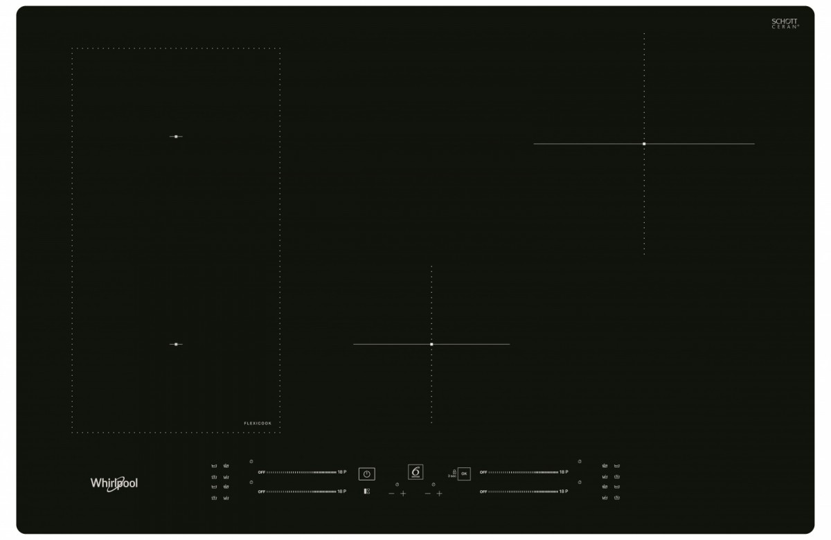 Induction Hob WLS3777NE WLS3777NE (8003437601040) plīts virsma