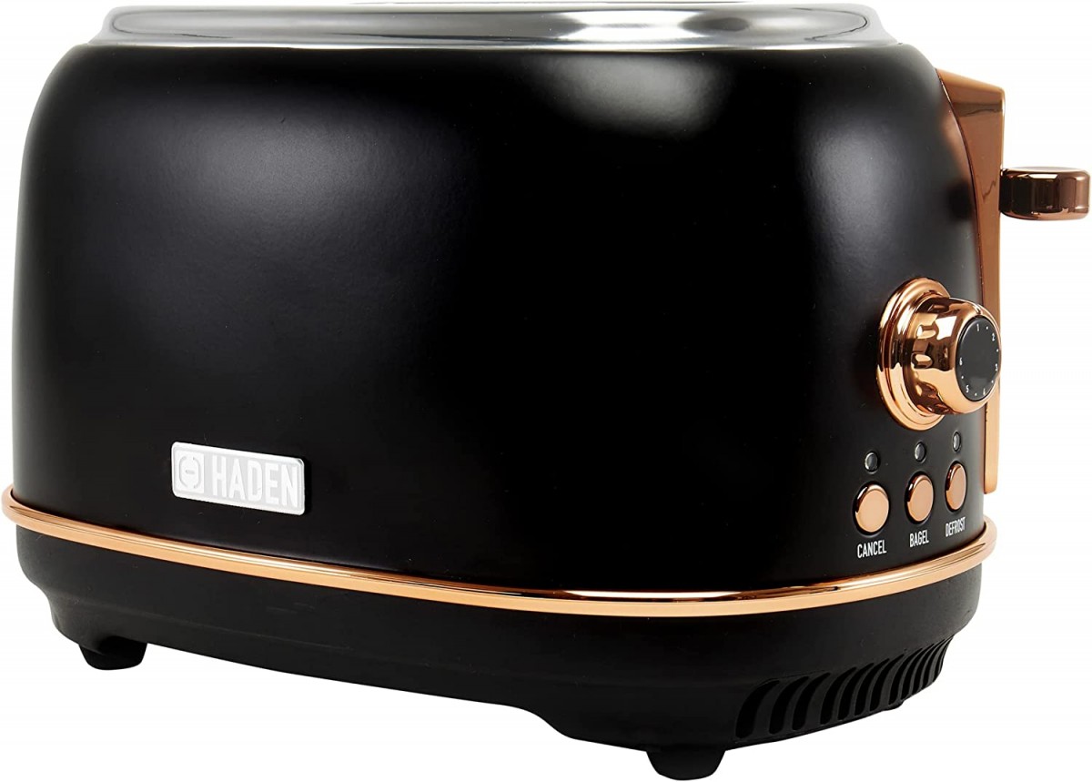 Heritage 2-Slice Toaster - Black & Copper Tosteris