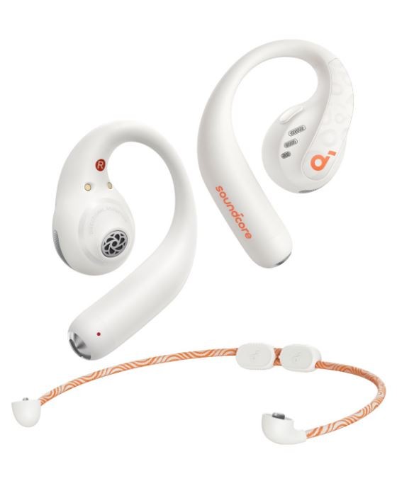 On-Ear Headphones Soundcore AeroFit Pro white austiņas