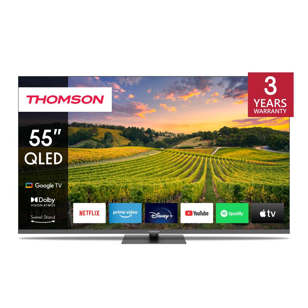 Thomson 55QG5C14 QLED 55'' 4K Ultra HD Google TV LED Televizors